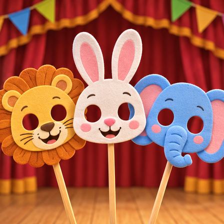 Animal Charades game illustration