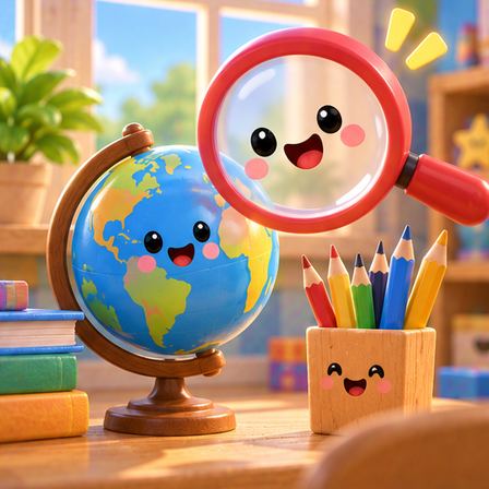 Classroom Scavenger Hunt game illustration
