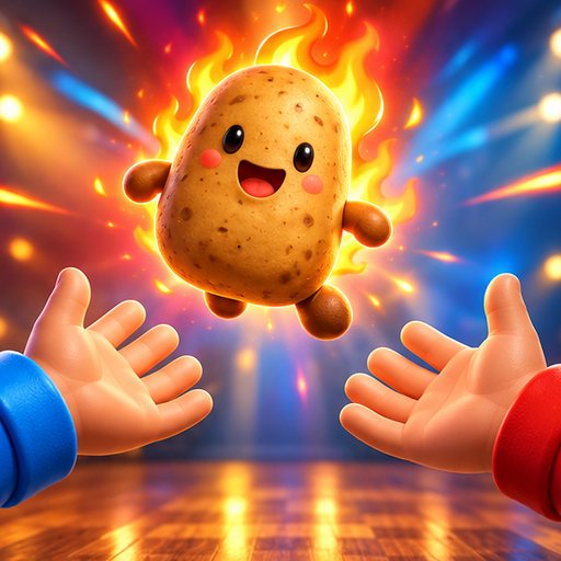 Hot Potato game illustration